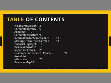 Plate-forme de présentation de rapport annuel de l'entreprise, Diapositive 26, 03833, Modèles de présentations — PoweredTemplate.com