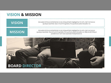 Plate-forme de présentation de rapport annuel de l'entreprise, Diapositive 4, 03833, Modèles de présentations — PoweredTemplate.com