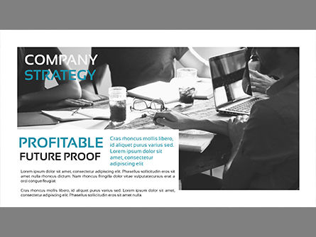 Minimalist Company Profile Presentation, Slide 8, 03835, Presentation Templates — PoweredTemplate.com