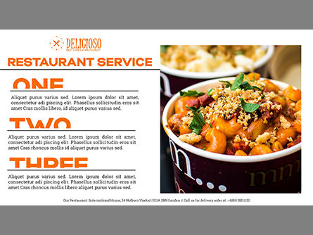 Restaurant Catalog Presentation Template, Slide 7, 03836, Presentation Templates — PoweredTemplate.com
