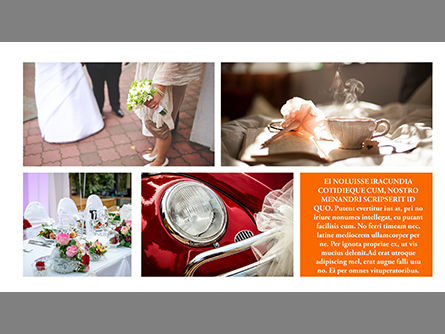 Wedding Photo Album Brochure Template, Slide 22, 03838, Presentation Templates — PoweredTemplate.com