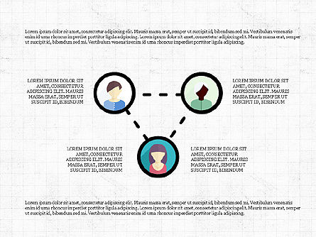 Shapes and Relations, PowerPoint Template, 03840, Shapes — PoweredTemplate.com