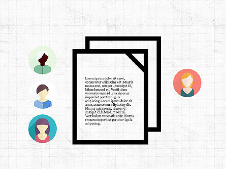 모양과 관계, 슬라이드 2, 03840, 모양 — PoweredTemplate.com