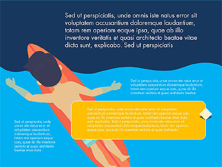 Beach Vacation Slide Deck, Slide 16, 03843, Presentation Templates — PoweredTemplate.com