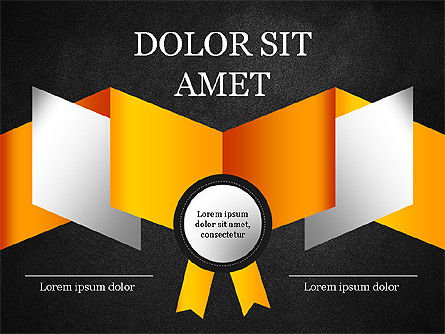 Certificaat frame seal diaserie, Dia 11, 03845, Figuren — PoweredTemplate.com