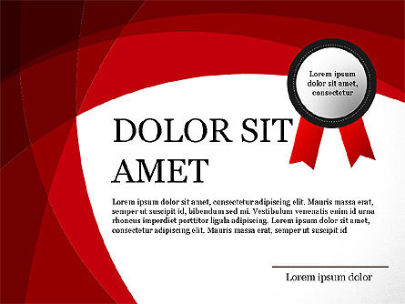 Certificaat frame seal diaserie, Dia 8, 03845, Figuren — PoweredTemplate.com