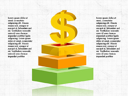 Compuesto 3D forma la cubierta de la diapositiva, Diapositiva 4, 03847, Formas — PoweredTemplate.com