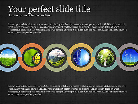 Creative Staged Shapes in Flat Design, Slide 12, 03849, Shapes — PoweredTemplate.com