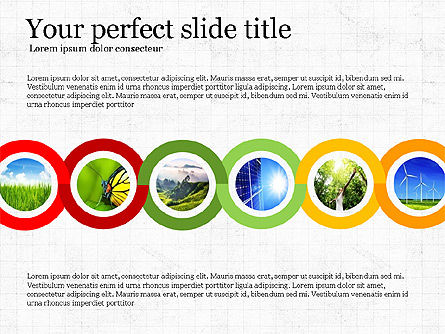 Creative Staged Shapes in Flat Design, Slide 4, 03849, Shapes — PoweredTemplate.com
