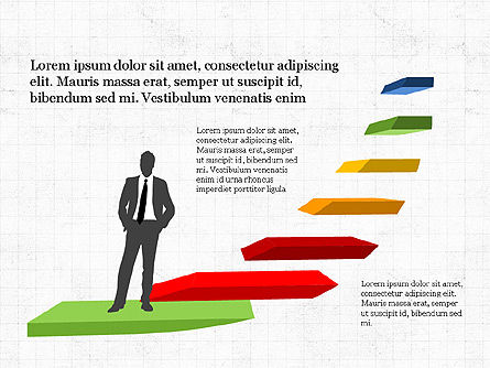 Leadership presentazione concept, Modello PowerPoint, 03850, Modelli Presentazione — PoweredTemplate.com