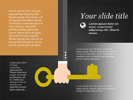 Plantilla de presentación ilustrativa, Diapositiva 12, 03851, Plantillas de presentación — PoweredTemplate.com