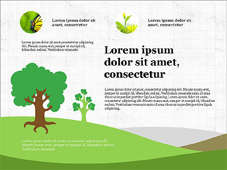 Sunny Day Infografische Vorlage, PowerPoint-Vorlage, 03853, Infografiken — PoweredTemplate.com