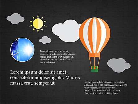 Sunny Day Infografische Vorlage, Folie 10, 03853, Infografiken — PoweredTemplate.com