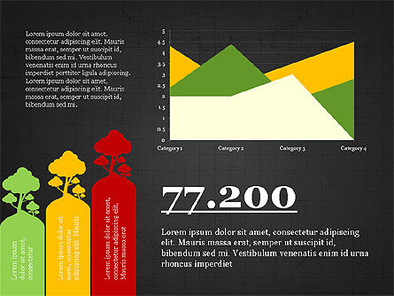 Zonnige dag infographic template, Dia 11, 03853, Infographics — PoweredTemplate.com