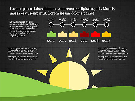 Giornata di sole modello infografica, Slide 15, 03853, Infografiche — PoweredTemplate.com