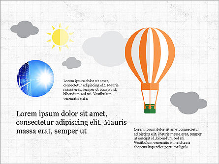 화창한 날 infographic 템플릿, 슬라이드 2, 03853, 인포메이션 그래픽 — PoweredTemplate.com