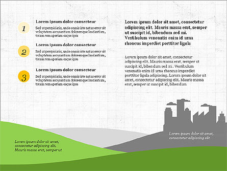 Sunny Day Infografische Vorlage, Folie 4, 03853, Infografiken — PoweredTemplate.com