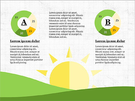 Modèle infographique en journée ensoleillée, Diapositive 5, 03853, Infographies — PoweredTemplate.com