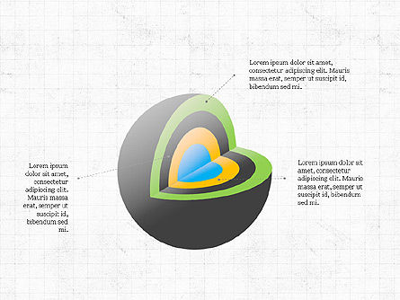 Sphere Timeline und Kreise, Folie 3, 03854, Schablonen — PoweredTemplate.com