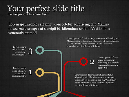 Sankey style flow diagram scheme, Diapositive 12, 03857, Schémas de procédés — PoweredTemplate.com