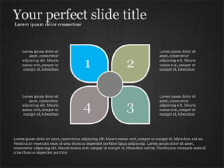 Sankeyスタイルのフロープロセス図, スライド 14, 03857, プロセス図 — PoweredTemplate.com