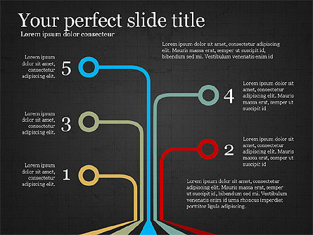 Sankey style flow diagram scheme, Diapositive 16, 03857, Schémas de procédés — PoweredTemplate.com