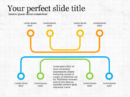 Diagrama del proceso del flujo del estilo de Sankey, Diapositiva 2, 03857, Diagramas de proceso — PoweredTemplate.com