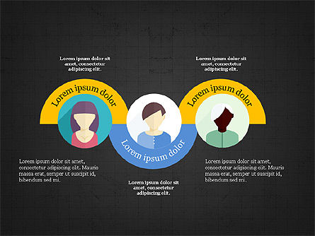 Diagramas de Personas y Procesos, Diapositiva 10, 03858, Diagramas de la etapa — PoweredTemplate.com