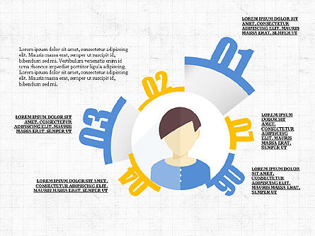 Persone e diagrammi di processo, Slide 3, 03858, Diagrammi Palco — PoweredTemplate.com