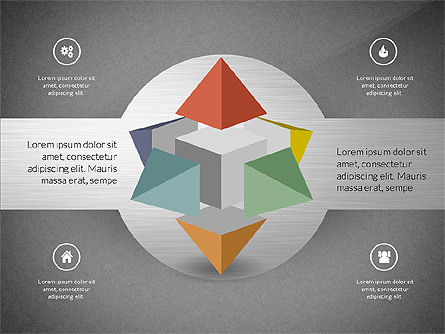 Three Dimensional Shapes, Slide 16, 03859, Shapes — PoweredTemplate.com
