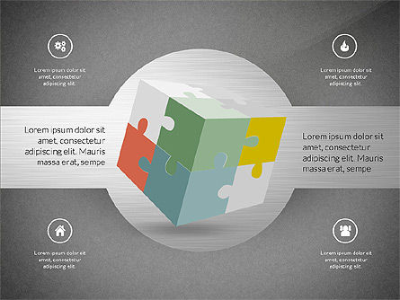 Three Dimensional Shapes, Slide 9, 03859, Shapes — PoweredTemplate.com