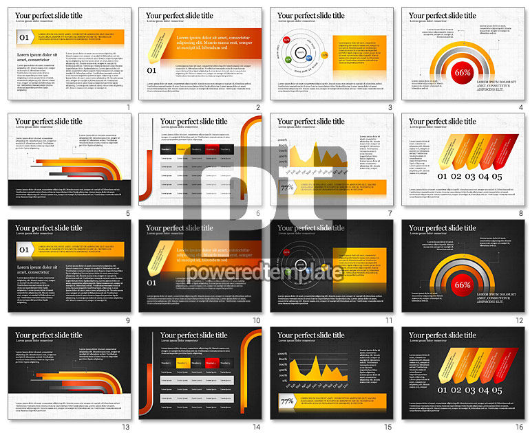 Opties infographics rapport