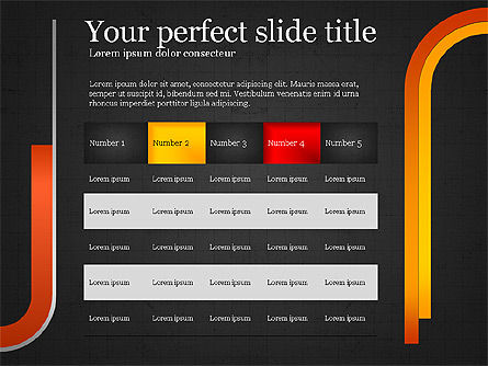 옵션 infographics 보고서, 슬라이드 14, 03860, 단계 도표 — PoweredTemplate.com