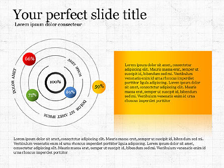 옵션 infographics 보고서, 슬라이드 3, 03860, 단계 도표 — PoweredTemplate.com
