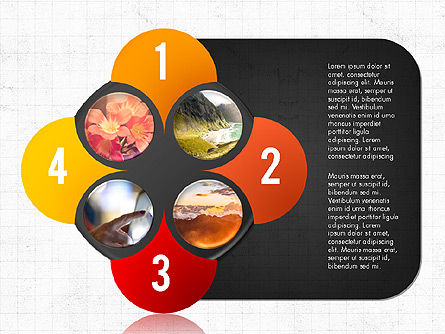 Fotos y Etapas de las Formas, Diapositiva 4, 03861, Diagramas de la etapa — PoweredTemplate.com