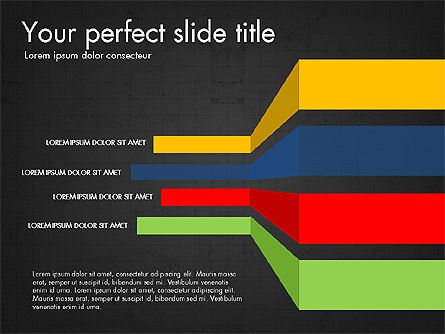 현대 다이어그램 및 차트 슬라이드 데크, 슬라이드 12, 03863, 프레젠테이션 템플릿 — PoweredTemplate.com
