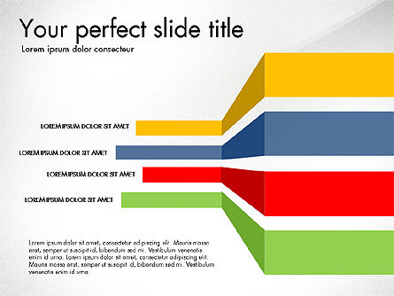 現代の図表とスライドデッキ, スライド 4, 03863, プレゼンテーションテンプレート — PoweredTemplate.com