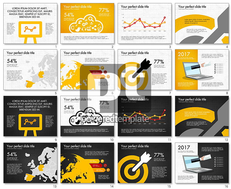 Marketing infographics begrip