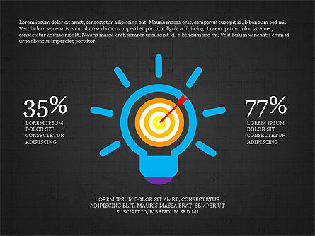 Sport silhouetten infographics, Dia 14, 03870, Silhouetten — PoweredTemplate.com