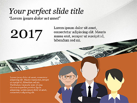 Project Team Presentation Concept, PowerPoint Template, 03871, Presentation Templates — PoweredTemplate.com