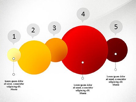 Collectie Infographic vormen, PowerPoint-sjabloon, 03872, Infographics — PoweredTemplate.com