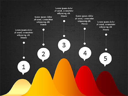 Collection de formes infographiques, Diapositive 10, 03872, Infographies — PoweredTemplate.com