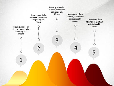 Collezione forme Infographic, Slide 2, 03872, Infografiche — PoweredTemplate.com