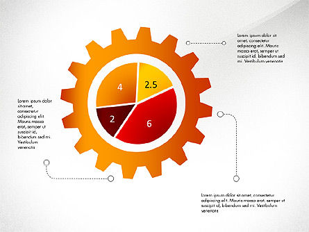 Collezione forme Infographic, Slide 6, 03872, Infografiche — PoweredTemplate.com