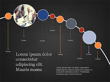 Modèle de présentation de la chronologie, Diapositive 13, 03875, Timelines & Calendars — PoweredTemplate.com