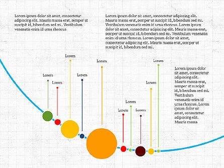 Modello di presentazione Timeline, Slide 8, 03875, Timelines & Calendars — PoweredTemplate.com