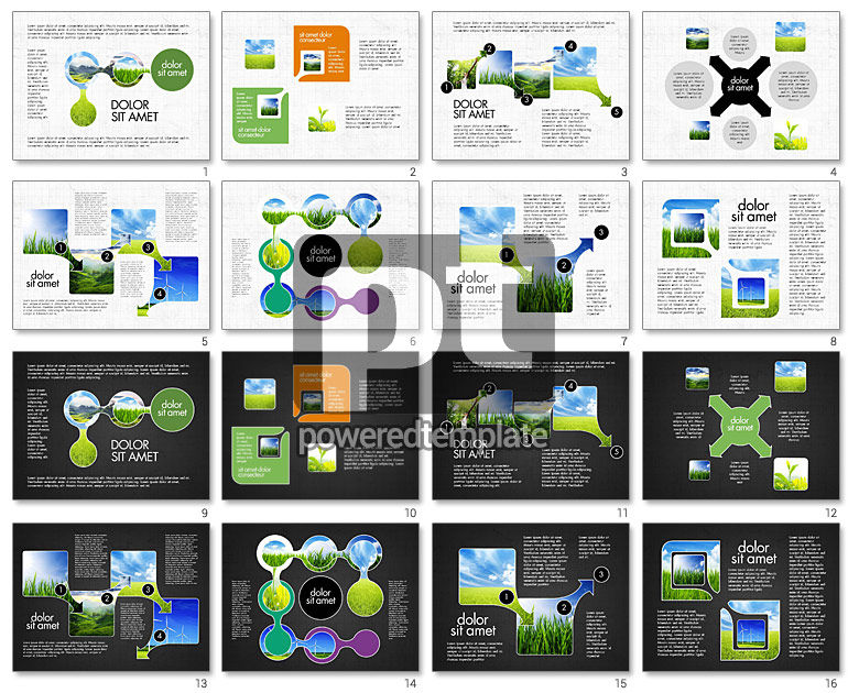 Ecology proces presentatieconcept