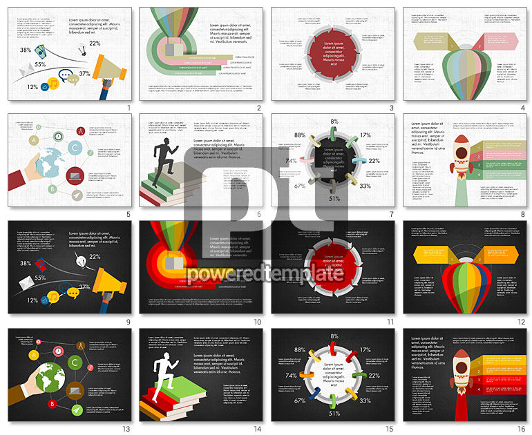 Diapositive Infographic ponte