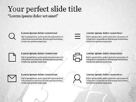 Trendy Thin Lines Presentation Template, Slide 5, 03882, Presentation Templates — PoweredTemplate.com