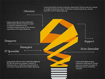 Creative Services Presentation Template, Slide 15, 03886, Presentation Templates — PoweredTemplate.com
